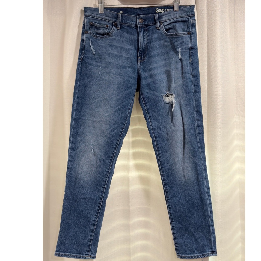 GAP Women's Straight Leg Jeans in Medium Blue